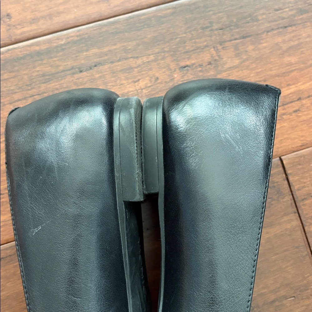 EUC Vionic Black Delilah Adjustable Mary Jane Pointed Toe Flat 10 - Picture 11 of 11